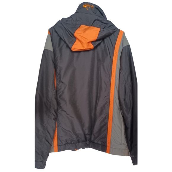 VTG Men's XL Descente North America DNA Ski Snowboard Jacket Gray Full-Zip - Picture 2 of 11